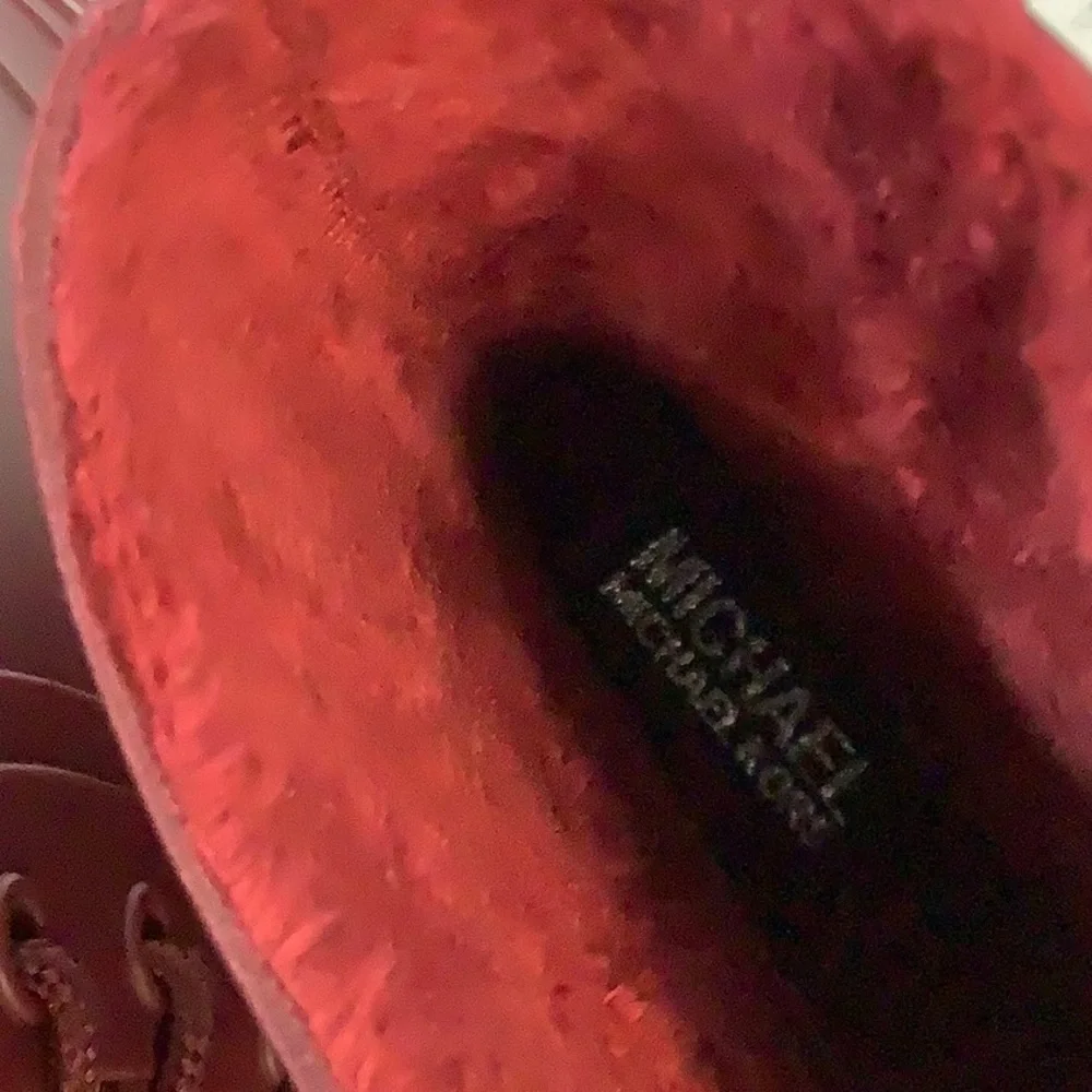 NWOT Michael Kors - Montaigne PVC Rain Boot - It's A Dark Barry - Picture 2 of 5